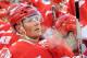 DETROIT, MI - DECEMBER 31: Nicklas Lidstrom #5 of the Detroit Red Wings watches the action from the bench against the Toronto Maple Leafs Alumni during 2014 Bridgestone NHL Winter Classic Ð Alumni Game Two played outdoors during the Hockeytown Winter Fes