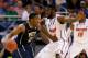 ORLANDO, FL - MARCH 22: Lamar Patterson #21 of the Pittsburgh Panthers looks to drive against Patric Young #4 of the Florida Gators in the second half during the third round of the 2014 NCAA Men's Basketball Tournament at Amway Center on March 22, 2014 i