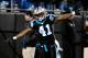CHARLOTTE, NC - DECEMBER 15: Captain Munnerlyn #41 of the Carolina Panthers celebrates after returning an interception for a touchdown against the New York Jets during play at Bank of America Stadium on December 15, 2013 in Charlotte, North Carolina. The