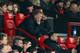 MANCHESTER, ENGLAND - MARCH 25: Manchester United Manager David Moyes reacts during the Barclays Premier League match between Manchester United and Manchester City at Old Trafford on March 25, 2014 in Manchester, England. (Photo by Alex Livesey/Getty Im