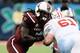 ORLANDO, FL - JANUARY 01: Jadeveon Clowney #7 of the South Carolina Gamecocks in action during their game against the Wisconsin Badgers at the Capital One Bowl on January 1, 2014 in Orlando, Florida. (Photo by Scott Halleran/Getty Images)