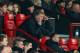 MANCHESTER, ENGLAND - MARCH 25: Manchester United Manager David Moyes reacts during the Barclays Premier League match between Manchester United and Manchester City at Old Trafford on March 25, 2014 in Manchester, England. (Photo by Alex Livesey/Getty Im