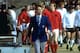 1978: Nottingham Forest Manager Brian Clough leads out his team before the League Cup final against Liverpool at Wembley Stadium in London. Nottingham Forest won the match 1-0. \ Mandatory Credit: Allsport UK /Allsport