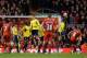 LIVERPOOL, ENGLAND - MARCH 26: Steven Gerrard of Liverpool scores the first goal from a free-kick during the Barclays Premier League match between Liverpool and Sunderland at Anfield on March 26, 2014 in Liverpool, England. (Photo by Michael Regan/Getty