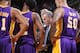 PORTLAND, OR - MARCH 3: Mike D'Antoni of the Los Angeles Lakers draws up plays against the Portland Trail Blazers on March 3, 2014 at the Moda Center Arena in Portland, Oregon. NOTE TO USER: User expressly acknowledges and agrees that, by downloading and