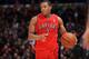 LOS ANGELES, CA - FEBRUARY 7: Kyle Lowry #7 of the Toronto Raptors handles the ball against the against the Los Angeles Clippers at STAPLES Center on February 7, 2014 in Los Angeles, California. NOTE TO USER: User expressly acknowledges and agrees that,