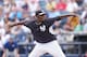 TAMPA, FL - MARCH 23: Michael Pineda #35 of the New York Yankees pitches in the first inning of the game against the Toronto Blue Jays at George M. Steinbrenner Field on March 23, 2014 in Tampa, Florida. (Photo by Leon Halip/Getty Images)