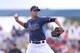 PORT CHARLOTTE, FL - MARCH 25: Jake Odorizzi #23 of the Tampa Bay Rays pitches during the second inning of the game against the Boston Red Sox at Charlotte Sports Park on March 25, 2014 in Port Charlotte, Florida. The Red Sox defeated the Rays 4-2. (Pho
