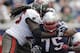 FOXBORO, MA - SEPTEMBER 22: Vince Wilfork #75 of the New England Patriots takes on a blocker during the second half of their 23-3 win over the Tampa Bay Buccaneers at Gillette Stadium on September 22, 2013 in Foxboro, Massachusetts. (Photo by Winslow To