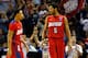 MEMPHIS, TN - MARCH 27: Devin Oliver #5 and Kyle Davis #3 of the Dayton Flyers react against the Stanford Cardinal during a regional semifinal of the 2014 NCAA Men's Basketball Tournament at the FedExForum on March 27, 2014 in Memphis, Tennessee. (Photo