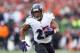 CINCINNATI, OH - DECEMBER 29: Ray Rice #27 of the Baltimore Ravens runs with the ball during the NFL game against the Cincinnati Bengals at Paul Brown Stadium on December 29, 2013 in Cincinnati, Ohio. (Photo by Andy Lyons/Getty Images)