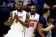MEMPHIS, TN - MARCH 27: Patric Young #4 of the Florida Gators reacts against the UCLA Bruins during a regional semifinal of the 2014 NCAA Men's Basketball Tournament at the FedExForum on March 27, 2014 in Memphis, Tennessee. (Photo by Streeter Lecka/Gett