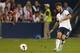 KANSAS CITY, KS - OCTOBER 11: Brad Evans #6 of the U.S. Men's National Soccer Team moves the ball to midfield against Jamaica early in the second half at Sporting Park on October 11, 2013 in Kansas City, Kansas. (Photo by Kyle Rivas/Getty Images)
