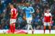 MANCHESTER, ENGLAND - MARCH 22: Fernandinho of Manchester City celebrates scoring their fourth goal during the Barclays Premier League match between Manchester City and Fulham at Etihad Stadium on March 22, 2014 in Manchester, England. (Photo by Jan Kru