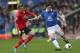 LIVERPOOL, ENGLAND - MARCH 15: Gareth Barry of Everton in action with Craig Noone of Cardiff City during the Barclays Premier League match between Everton and Cardiff City at Goodison Park on March 15, 2014 in Liverpool, England. (Photo by Clive Brunski