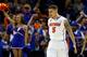 MEMPHIS, TN - MARCH 27: Scottie Wilbekin #5 of the Florida Gators celebrates against the UCLA Bruins during a regional semifinal of the 2014 NCAA Men's Basketball Tournament at the FedExForum on March 27, 2014 in Memphis, Tennessee. (Photo by Kevin C. C