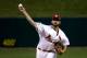 ST LOUIS, MO - OCTOBER 28: Adam Wainwright #50 of the St. Louis Cardinals pitches in the first inning against the Boston Red Sox during Game Five of the 2013 World Series at Busch Stadium on October 28, 2013 in St Louis, Missouri. (Photo by Pool/Getty I