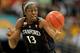 DENVER, CO - APRIL 01: Chiney Ogwumike #13 of the Stanford Cardinal pushes the ball up court against the Baylor Bears uring the National Semifinal game of the 2012 NCAA Division I Women's Basketball Championship at Pepsi Center on April 1, 2012 in Denver