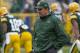 Sep 15, 2013; Green Bay, WI, USA; Green Bay Packers defensive coordinator Dom Capers looks on during warmups prior to the game against the Washington Redskins at Lambeau Field. Mandatory Credit: Jeff Hanisch-USA TODAY Sports