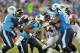 Aug 24, 2013; Nashville, TN, USA; Tennessee Titans running back Chris Johnson (28) rushes against he Atlanta Falcons during the first half at LP Field. Mandatory Credit: Jim Brown-USA TODAY Sports