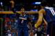 BUFFALO, NY - MARCH 22: DeAndre Daniels #2 of the Connecticut Huskies celebrates a three point shot against the Villanova Wildcats during the third round of the 2014 NCAA Men's Basketball Tournament at the First Niagara Center on March 22, 2014 in Buffalo