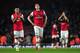 LONDON, ENGLAND - MARCH 29: Alex Oxlade-Chamberlain of Arsenal applauds the fans as Per Mertesacker of Arsenal looks on during the Barclays Premier League match between Arsenal and Manchester City at Emirates Stadium on March 29, 2014 in London, England.