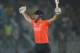 CHITTAGONG, BANGLADESH - MARCH 27: Alex Hales of England celebrates hitting the winning runs during the ICC World Twenty20 Bangladesh 2014 Group 1 match between England and Sri Lanka at Zahur Ahmed Chowdhury Stadium on March 27, 2014 in Chittagong, Bangl
