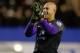 LIVERPOOL, ENGLAND - FEBRUARY 01: Tim Howard of Everton celebrates at full time of the Barclays Premier League match between Everton and Aston Villa at Goodison Park on February 1, 2014 in Liverpool, England. (Photo by Paul Thomas/Getty Images)