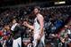 MINNEAPOLIS, MN - MARCH 23: Kevin Love #42 of the Minnesota Timberwolves celebrates during a game against the Phoenix Suns on March 23, 2014 at Target Center in Minneapolis, Minnesota. NOTE TO USER: User expressly acknowledges and agrees that, by download
