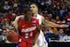 Mar 29, 2014; Memphis, TN, USA; Dayton Flyers guard Jordan Sibert (24) drives against Florida Gators guard Scottie Wilbekin (5) during the second half in the finals of the south regional of the 2014 NCAA Mens Basketball Championship tournament at FedEx Fo