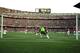 26 May 1999: Mario Basler scores for Bayern Munich from a free kick on the edge of the box in the sixth minute of the European Champions League Final against Manchester United in the Nou Camp Stadium, Barcelona, Spain. Manchester United won 2 - 1 with bo