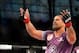 Oct 9, 2013; Barueri, Sao Paulo, Brazil; Rousimar Palhares reacts after defeating Mike Pierce (not pictured) during UFC Fight Night at Jose Correa Arena. Mandatory Credit: Jason Silva-USA TODAY Sports