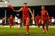LONDON, ENGLAND - FEBRUARY 12: Steven Gerrard of Liverpool celebrates scoring their third goal from the penalty spot during the Barclays Premier League match between Fulham and Liverpool at Craven Cottage on February 12, 2014 in London, England. (Photo