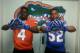 Dillon, left, during his recent trip to Florida.