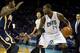 Mar 5, 2014; Charlotte, NC, USA; Charlotte Bobcats small forward Michael Kidd-Gilchrist (14) drives to the basket during the first quarter against the Indiana Pacers at Time Warner Cable Arena. Mandatory Credit: Joshua S. Kelly-USA TODAY Sports