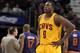 CLEVELAND, OH - JANUARY 26: Luol Deng #9 of the Cleveland Cavaliers looks on during the game against the Phoenix Suns at The Quicken Loans Arena on January 26, 2014 in Cleveland, Ohio. NOTE TO USER: User expressly acknowledges and agrees that, by downloa
