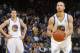 OAKLAND, CA - MARCH 20: Stephen Curry #30 of the Golden State Warriors attempts a free throw shot against Milwaukee Bucks on March 20, 2014 at Oracle Arena in Oakland, California. NOTE TO USER: User expressly acknowledges and agrees that, by downloading a