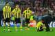 LONDON, ENGLAND - MAY 25: (L-R) Neven Subotic, Lukasz Piszczek and Nuri Sahin of Borussia Dortmund look on as Marco Reus is consoled by Head Coach Jurgen Klopp of Borussia Dortmund in defeat after the UEFA Champions League final match between Borussia Do