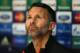 MANCHESTER, ENGLAND - MARCH 31: Ryan Giggs of Manchester United looks on as he faces the media during a press conference at Old Trafford on March 31, 2014 in Manchester, England. (Photo by Alex Livesey/Getty Images)
