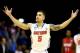 MEMPHIS, TN - MARCH 29: Scottie Wilbekin #5 of the Florida Gators celebrates after hitting a three pointer to end the first half against the Dayton Flyers during the south regional final of the 2014 NCAA Men's Basketball Tournament at the FedExForum on M
