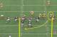 Blitzing off the edge, Micah Hyde gets a sack and a forced fumble on Joe Flacco.