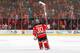 NEWARK, NJ - MARCH 23: Martin Brodeur #30 of the New Jersey Devils salutes the fans after he was named one of the stars of a game against the Florida Panthers at the Prudential Center on March 23, 2013 in Newark, New Jersey. (Photo by Jim McIsaac/Getty
