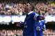 LIVERPOOL, ENGLAND - MARCH 15: Gerard Deulofeu of Everton celebrates scoring the opening goal during the Barclays Premier League match between Everton and Cardiff City at Goodison Park on March 15, 2014 in Liverpool, England. (Photo by Clive Brunskill/G