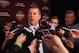 NEWARK, NJ - JUNE 30: Dave Nonis, GM of the Toronto Maple Leafs speaks with the media during the 2013 NHL Draft at the Prudential Center on June 30, 2013 in Newark, New Jersey. (Photo by Mike Stobe/Getty Images)