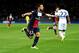 PARIS, FRANCE - APRIL 02: Ezequiel Lavezzi of PSG celebrates after scoring the opening goal during the UEFA Champions League quarter final, first leg match between Paris Saint Germain and Chelsea at Parc des Princes on April 2, 2014 in Paris, France. (P
