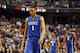 GREENSBORO, NC - MARCH 16: Jabari Parker #1 of the Duke Blue Devils reacts during their final minutes of their loss to the Virginia Cavaliers in the finals of the 2014 Men's ACC Basketball Tournament at Greensboro Coliseum on March 16, 2014 in Greensboro