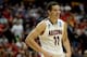 ANAHEIM, CA - MARCH 27: Aaron Gordon #11 of the Arizona Wildcats smiles in the second half while taking on the San Diego State Aztecs during the regional semifinal of the 2014 NCAA Men's Basketball Tournament at the Honda Center on March 27, 2014 in Anah