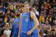 OAKLAND, CA - MARCH 11: Dirk Nowitzki #41 of the Dallas Mavericks in a game against the Golden State Warriors on March 11, 2014 at Oracle Arena in Oakland, California. NOTE TO USER: User expressly acknowledges and agrees that, by downloading and or using