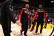 LOS ANGELES, CA - APRIL 1: Damian Lillard #0 of the Portland Trail Blazers runs out before the game against the Los Angeles Lakers at Staples Center on April 1, 2014 in Los Angeles, California. NOTE TO USER: User expressly acknowledges and agrees that,
