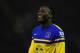 WEST BROMWICH, ENGLAND - JANUARY 20: Everton forward Romelu Lukaku raises a smile during the Barclays premier league match between West Bromwich Albion and Everton at The Hawthorns on January 20, 2014 in West Bromwich, England. (Photo by Stu Forster/Get